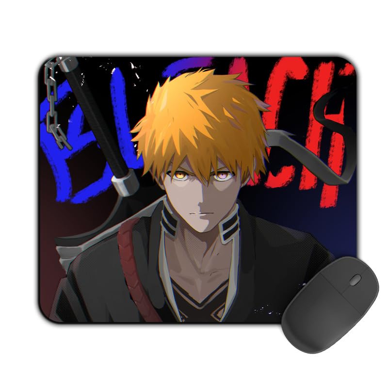 Image of Printed Designer Mouse Pad Ichigo Eyes (200MM X 240 X 3MM) Enhance Gaming and Work Performance Comfortable and Precise Non-Slip Water Proof Bleach Mouse Pad.