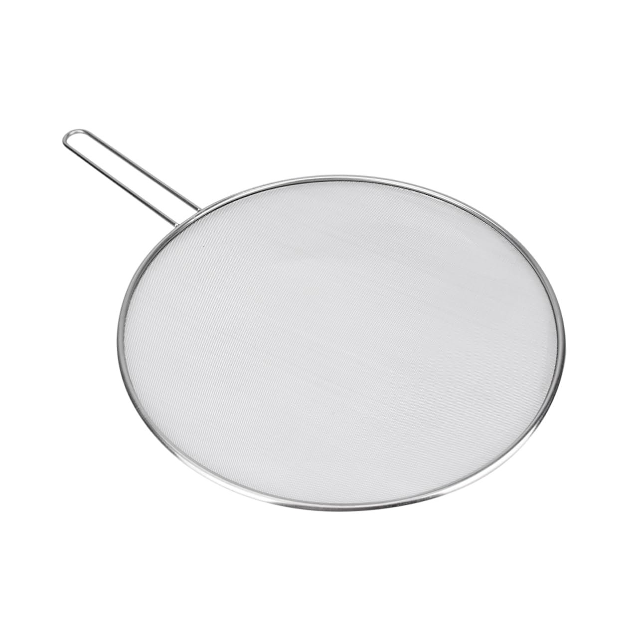 COLLBATH Stainless Steel Mesh Screen Filter Round Fried Filter for Cooking Snack Fruit Bowl Frying Tool Splatter Guard