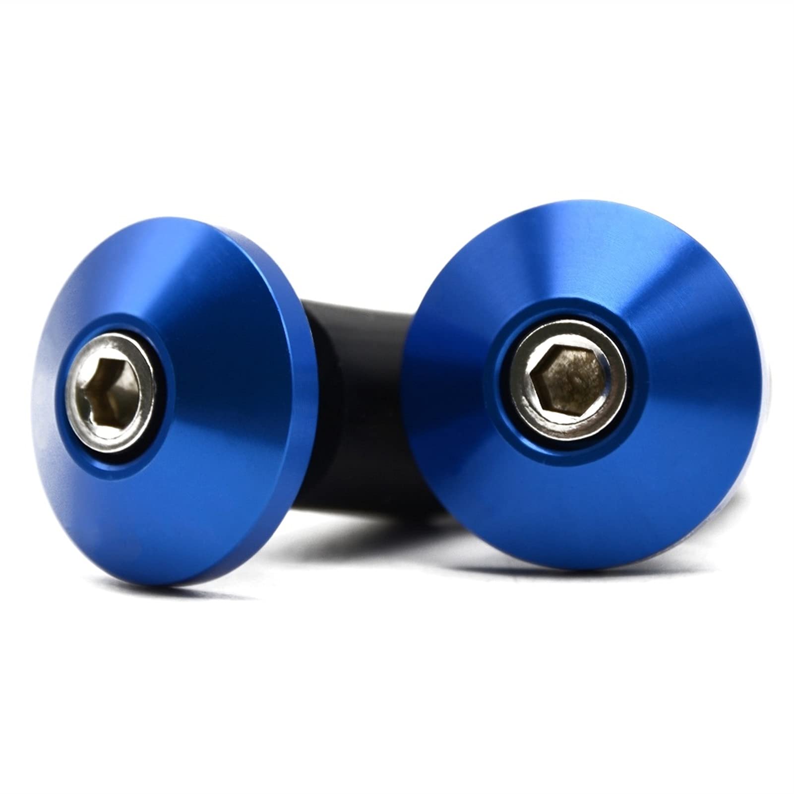 pour H&Onda CR CRF SL XR CRM 80 85 125 150 230 250 400 450 650 1000 R X AR M L Accessoires De Moto 22mm 7/8 "Embouts De Guidon De Moto Extrémités Guidon (Color : Blau)