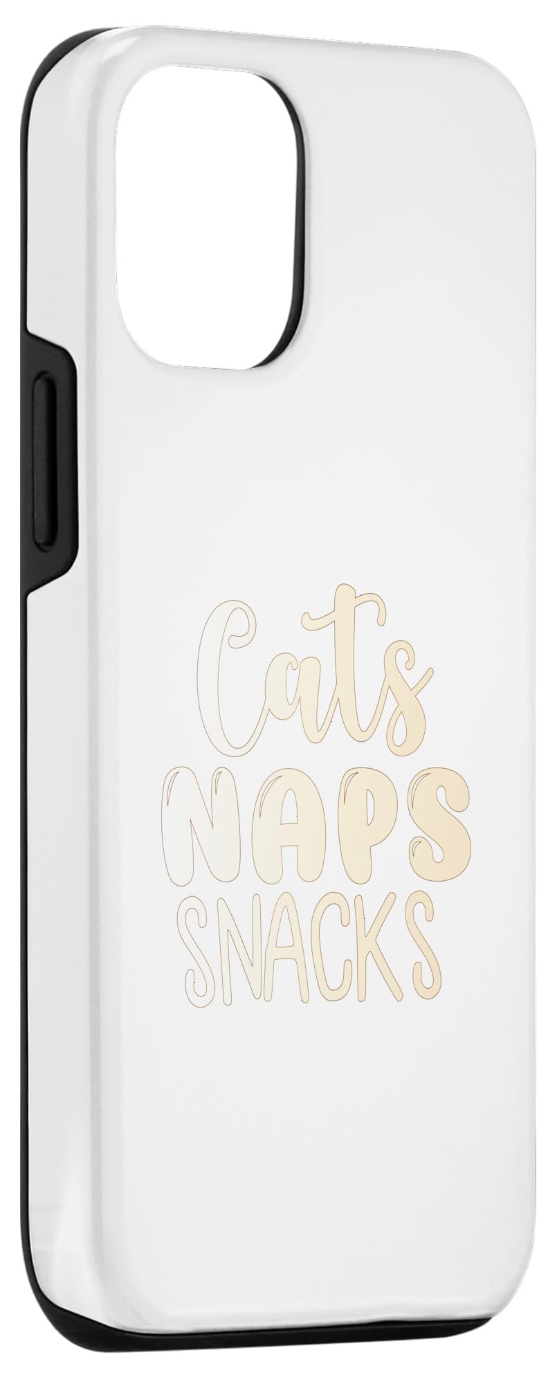 iPhone 13 Cat Naps Snacks cat Lover T Shirt- Cool Cat lover T Shirt Case - Image 3