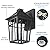 Darkaway Outdoor Sconce Lights Wall Light Fixtures, Front Porch Light Outdoor Wall Anti-Rust Waterproof Aluminum with Glass Exterior Light Fixture for Patio, Yard, Doorway, Garage(1 Pack, Black)