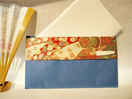 Amazon｜茶事 お茶席用 ブルー系・ 友禅懐紙・扇子・楊枝 三点