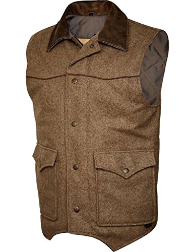 StS Ranchwear Western Vest Mens Wool Lariat Button M Bomber STS3542