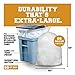 Plasticplace 65 gallon Trash Bags │ 1.5 Mil │ Clear Heavy Duty Garbage Can Liners │ 50” x 48” (50Count)