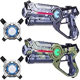 SPASS FÜR DIE GANZE FAMILIE - Eine Light Battle Laserpistole steht für grenzenlosen Laserspaß für die ganze Familie. Mit diesem Laser Tag Spiel können Sie Ihr Haus oder Ihren Garten in eine echte Laserspielarena verwandeln.
