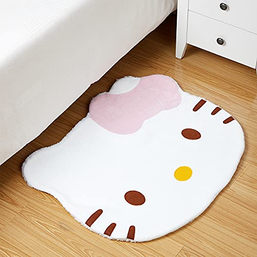 My Melody Carpet Super Soft Cute Cartoon Kittie Bedroom Mats Soft Children Area Rugs Kawaii Carpet Double Sided Fuzzy Blanket #TOP1