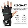 WYOX-Boxing-Wraps-MMA-Gloves-Inner-Boxing-Gloves-for-Men-Women-Youth-EZ-Off-On-Thick-Knuckle-Padding-Breathable-Fabric-Hand-Wraps-Heavy-Bag-Gloves WYOX Gel Quick Hand Wraps for Boxing MMA Kickboxing - EZ-Off & On - Padded Knuckle with Wrist Wrap Protection for Men Women Youth (Black, S-M)
