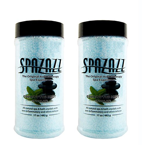 Spazazz Aromatherapy Spa And Bath Crystals Originals (Eucalyptus Mint 17 Oz (2 Pack)) #TOP14