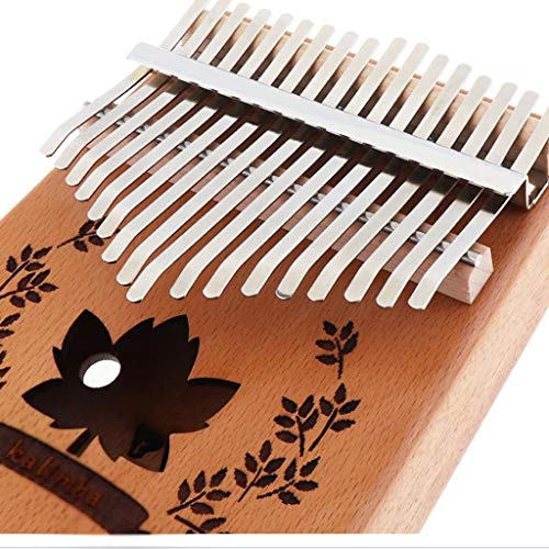 Zyj Piano Kalimba en Acajou de 17 Touches avec Instrument de Musique à Clavier Naturel avec Trou de Feuille d’érable - Les Beatles, Paul McCartney, John Lennon, RIngo Starr, George Harrison Zyj Piano Kalimba en Acajou de 17 Touches avec Instrument de Musique à Clavier Naturel avec Trou de Feuille d'érable – Image 5