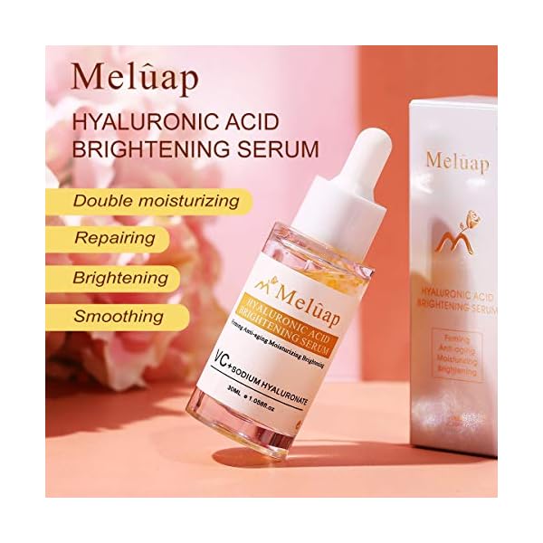 Meluap-Anti-Ageing-Serum-Vitamin-C-Face-Serum-With-Hyaluronic-Acid-Retinol-Anti-Wrinkle-Facial-Serum-Boosts-Collagen-Helps-Erase-Fine-Lines-Reduces-Skin-Discoloration30ML101OZ Meluap Anti-Ageing Serum, Vitamin C Face Serum With Hyaluronic Acid, Retinol, Anti-Wrinkle Facial Serum, Boosts Collagen Helps Erase Fine Lines Reduces Skin Discoloration.30ML/1.01OZ