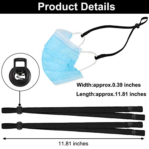 24 Pezzi Cinghie Orecchio Regolabili Antiscivolo