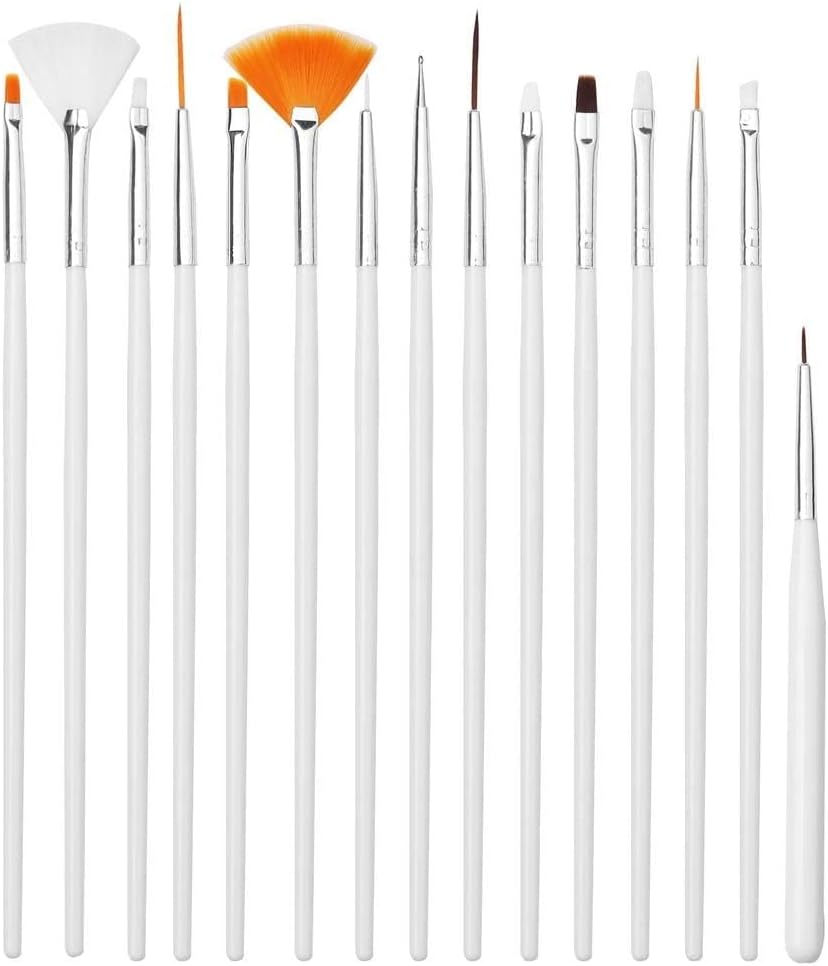 Khazna Cake Painting Brush Set, Fondant Tool 30 Pieces Cake Decorating Tool Cake Paint Brush Cookie Brush Chocolate Decorating Pen Cake Tool Cake Marker for Cookies Cake Decorating, Manicure Tools