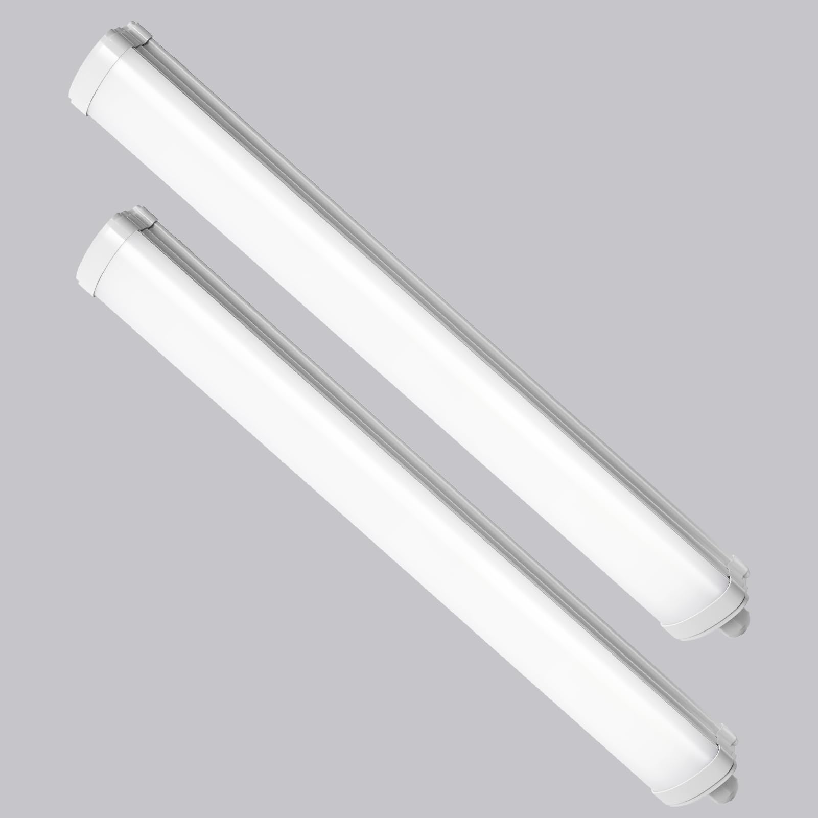 Fluorescente Tubo LED 150cm,50W 5000LM Fluorescente Regleta LED,4500K Blanco Neutro Fluorescente Regleta LED,IP65 Impermeable Barra LED,Luminaria LED Lampara para Garaje Oficina Sótano Cocina Baño