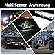 JRUKM 2x 18W LED Arbeitsscheinwerfer Offroad Zusatzscheinwerfer Flutlich 12V 24V Zusatzscheinwerfer 6000K 1600LM Scheinwerfer IP67 für Trecker Bagger SUV, UTV, ATV