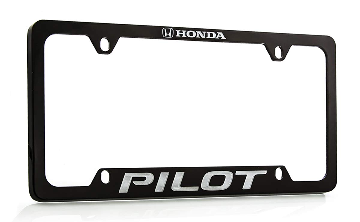 Amazon.com: Honda Pilot Black Powder Coated Zinc Metal License