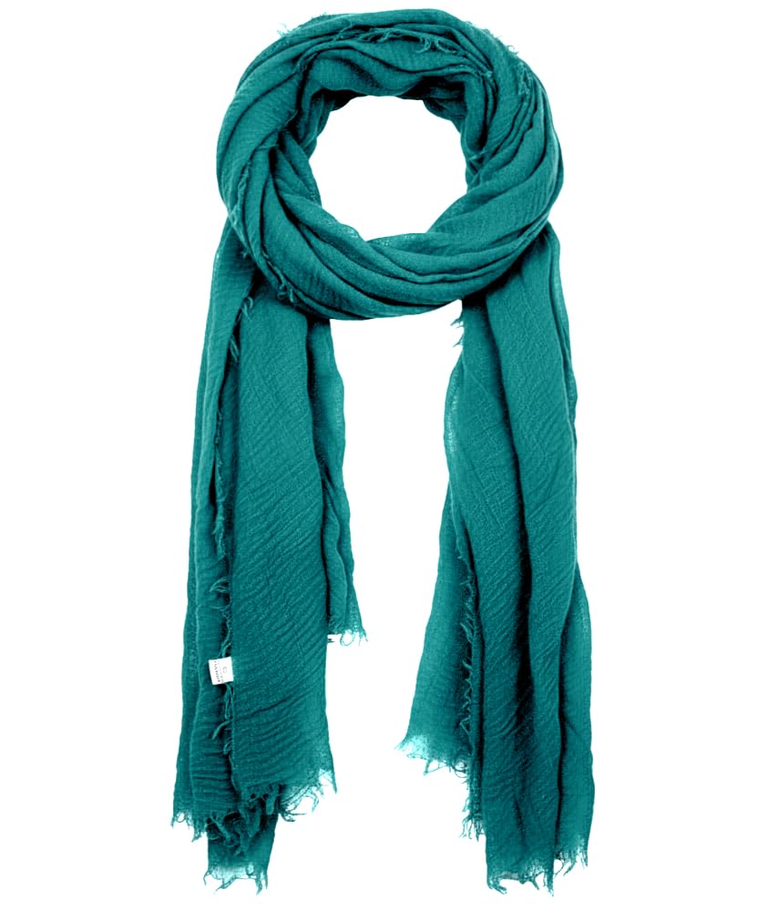 Emma & Giovanni - Sciarpa Stropicciata Leggera e Piacevole - Uomo Donna