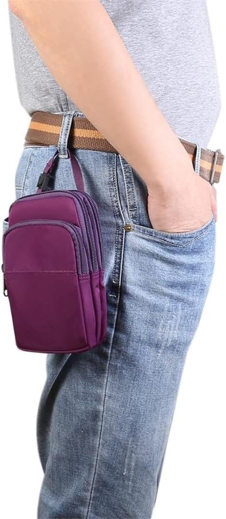 Sports Bags Outdoor Sport Men Waist Bag Belt Clip Phone Case Zipper Card Bag Holster Bag