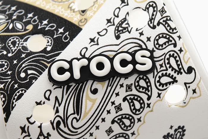Crocs Unisex Classic Graphic Slide Sandals, Chai/White, Numeric_2 US Men | Image 5
