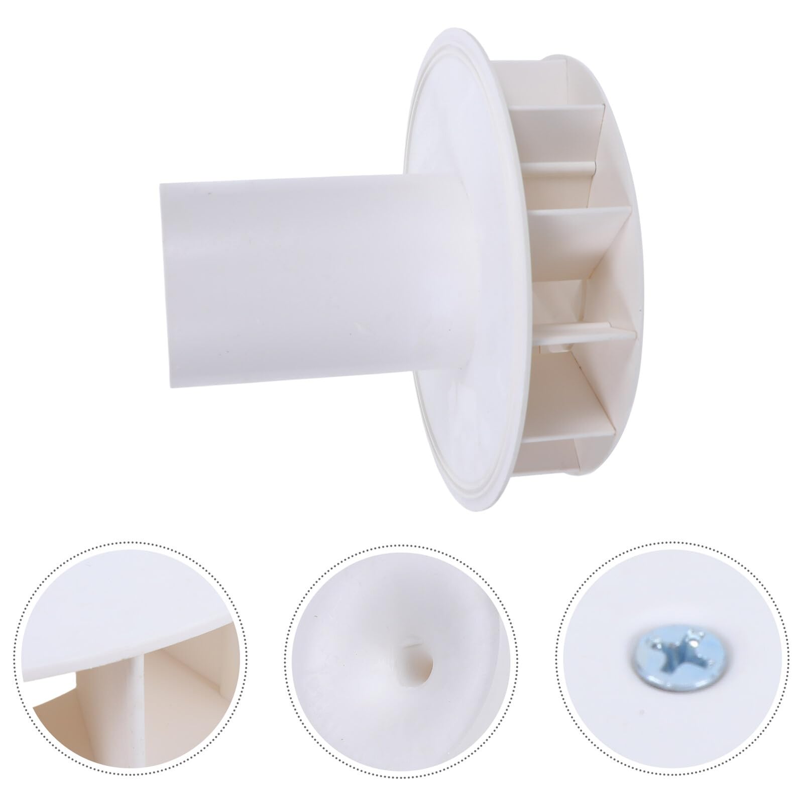 Alipis Bajante de Agua de Lluvia Sifónico PVC 110 MM Embudo Conector para Canalones Desviador Autolimpiante para Drenaje en Sistemas Residenciales y Comerciales