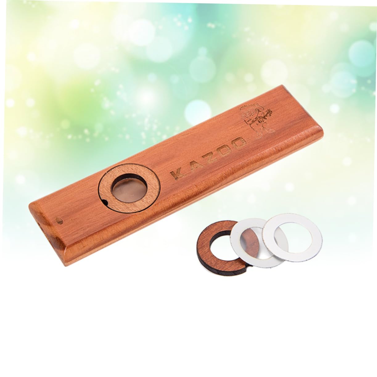 Toyvian 3 Pz Ragazzo Kazoo Legno Di Kazoo Strumenti Musicali Per Bambini Alla Rinfusa Metallici Di Legno Strumento Musicale Bambù Metallo Bambino