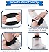 Waterproof Foot Cast Cover for Shower Bath, Adult Watertight Foot Protector, Reusable Wound Bandage Sleeve Dressing Bag Covers for Foot, Ankle, Toe, Heel, Instep (Black)