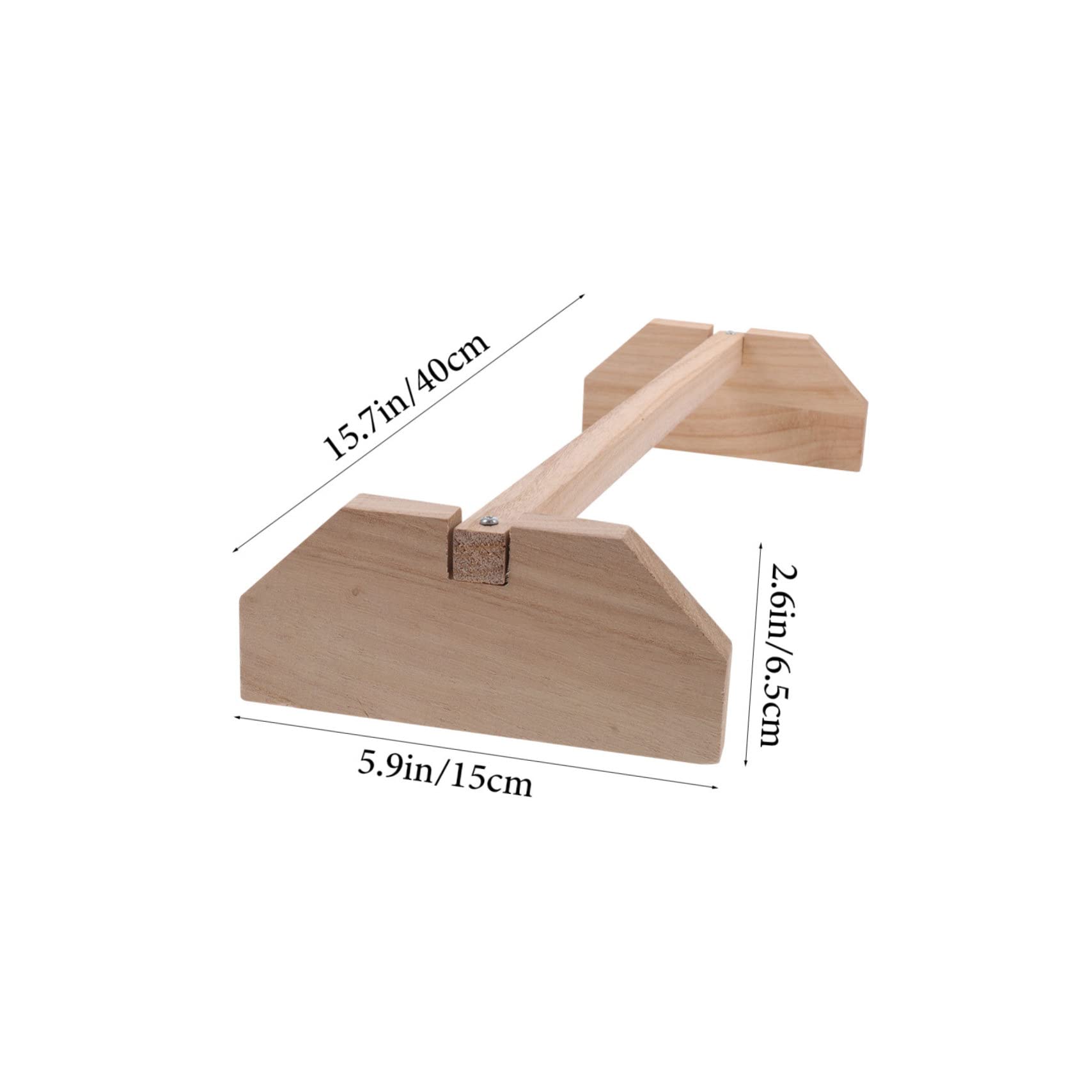 ibasenice Wooden Chicken Perch Stand Sturdy Hen Roosting Bar for Multi Functional Bird for Chickens and Pets and Creative Design