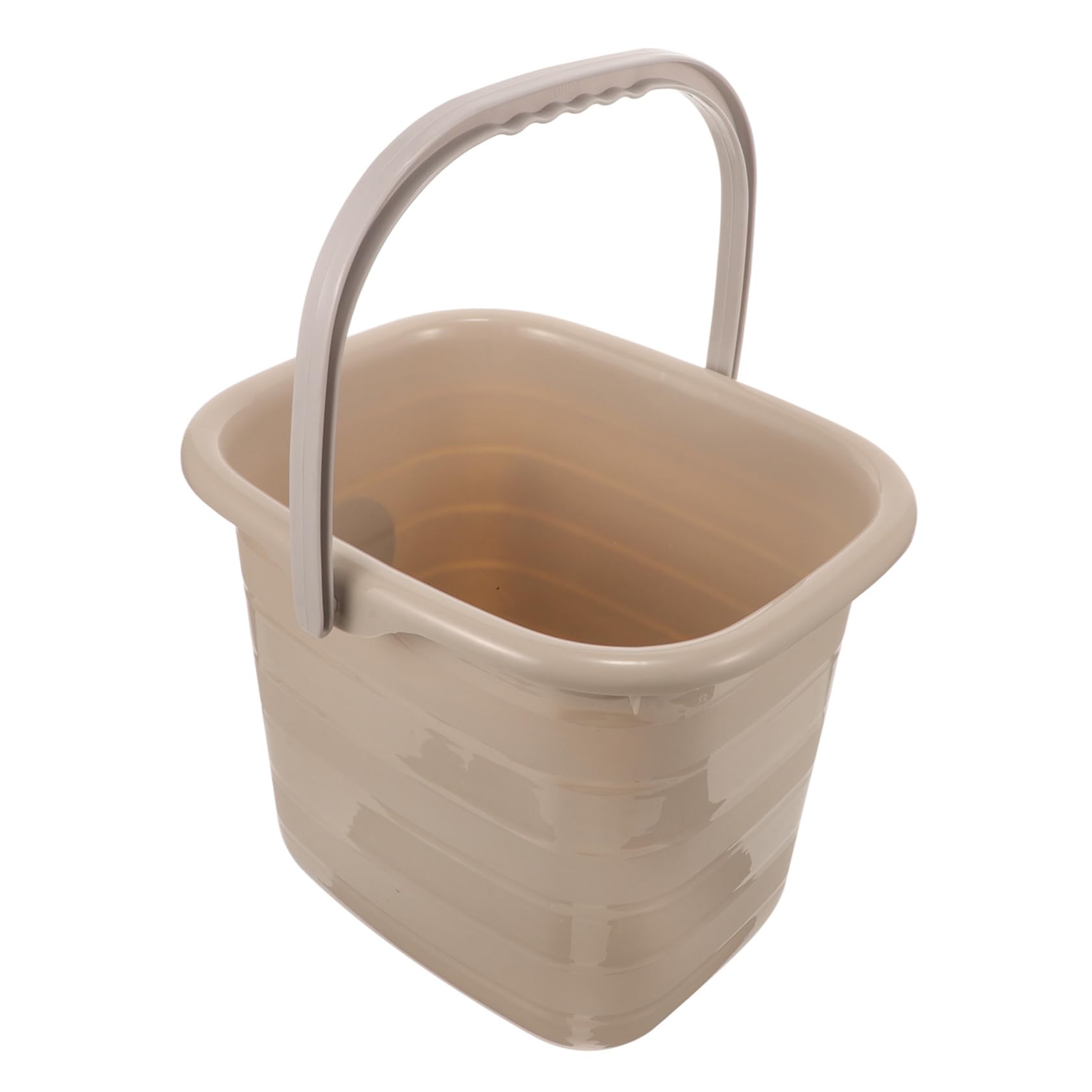 GARVALON Secchio per 11l con Manico in Plastica Rettangolare e Facile da Versare Acqua e Prodotti la Pulizia, Uso Domestico