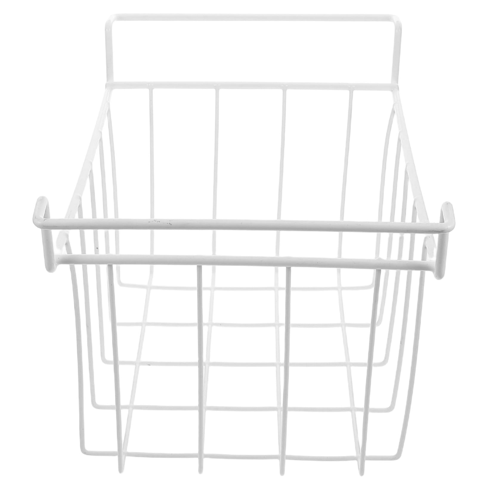 Étagère de Rangement Suspendue 37x22x20 Cm en Fil Métallique Renforcé, Panier Métallique pour Congélateur Coffre, Organisateur de Congélateur Pratique Cuisine, Panier de Rangement Optimisé