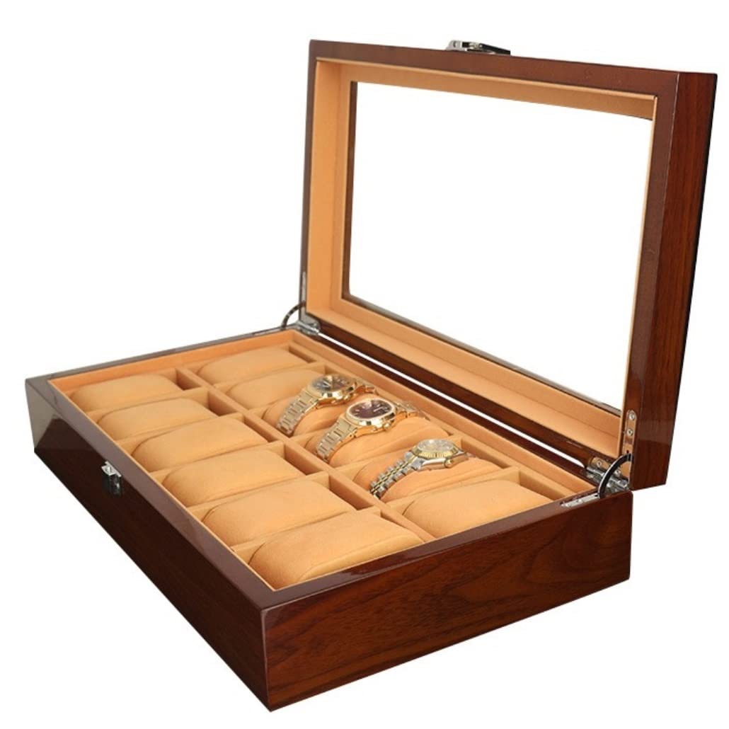 ANVLOJRIH KYUSAR Watch Box Watch Organizer Watches Box Watch Display Storage Box Wooden Watch Box Jewelry Bracelet Storage Box Watch Case Watch Holder