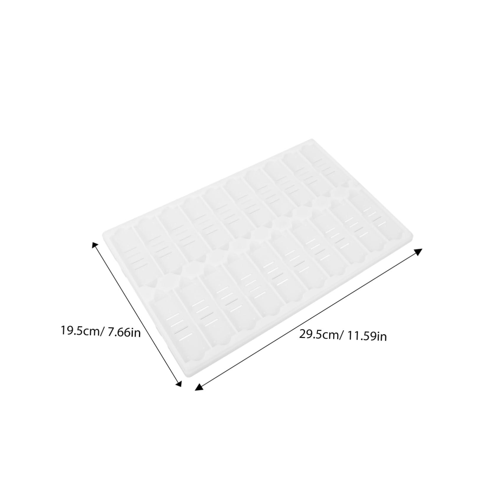 KICHOUSE Micro Slides Storage Rack Laboratory Tray Secure Design for Preventing Slides from Shifting