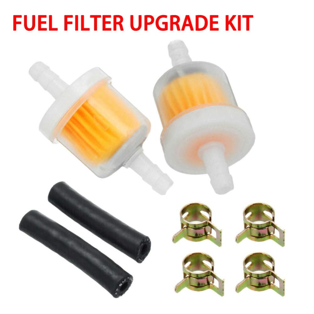 Filtros de Combustible para automóviles Kit de Elementos de Filtro de Gasolina para automóviles Kit de Filtro de Combustible Calentador de obstrucciones Velocidad de filtración rápida