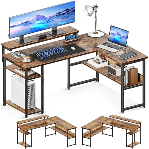 La Mejor Recopilación de Escritorios Home Depot Top 10. 43 Escritorio para Computadora,Escritorio Minimalista con Estante Removible,Estructura de Acero,Escritorio de Oficina,Moderno Escritorio para Oficina en Casa,Robusto y Duradero...