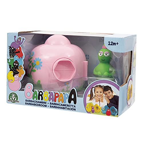 Barbapapa, Pièce rose de la Barbamaison, 1 personnage exclusif Barbalala, 4 Modèles à Collectionner, se Connectent entre eux, Jouet pour enfants dès 2 ans, BAP013