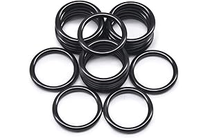 SEMINI Premium 1 Inch O Ring Zinc Alloy Electroplated O-Ring Buckle