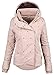 Produktbild Sublevel Damen Herbst Übergangsjacke Winter warme Jacke Winterjacke Outdoor B167 (Gr.M/Gr.40, Rosa-Muster)