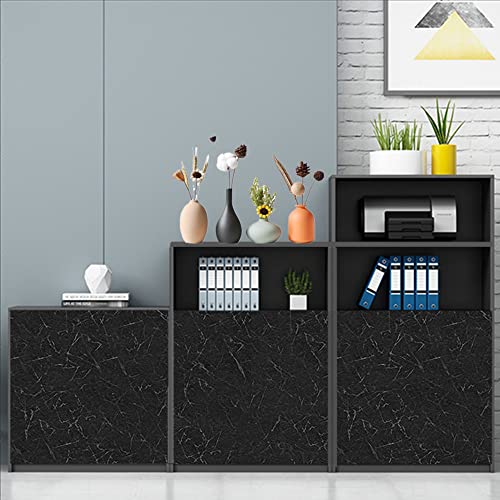 Black Wallpaper Peel And Stick Wallpaper Silk Embossed Wallpaper For Walls Peel And Stick Contact Paper Waterproof Black Silk Furniture Countertop Wallpaper Self-Adhesive Wallpaper 11.8" X 78.7" #TOP1