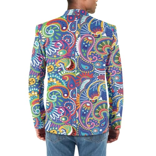 Blazer for Men Oversized Blazer Jackets with Pockets Sports Coats for Men One Button Lightweight Blazer Jacket4