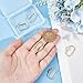 UNICRAFTALE 5pcs Real 18K Gold Screw Keychain Carabiner Lock Clasps Metal Oval Screw Locking Clasp Clip Hook Quick Link for Jewelry Making Pendant Keyrings Handbag Accessory