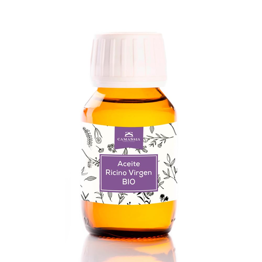 Camassia Aceite de ricino virgen BIO | Aceites vegetales | prensado en frío procedente de agricultura ecológica | 1000ml
