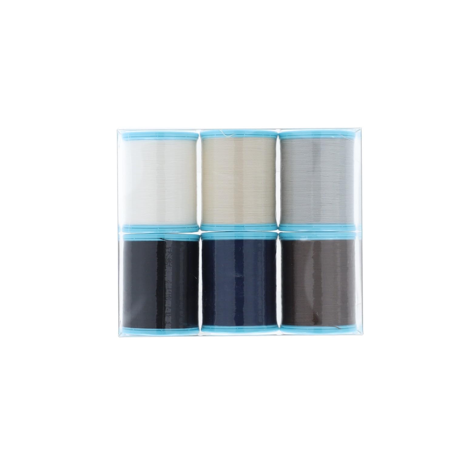 FUJIX 1122300-Z5 Sewing Thread Shappes Span No. 60, 200 m Roll, Basic Colors, Set of 6 Colors