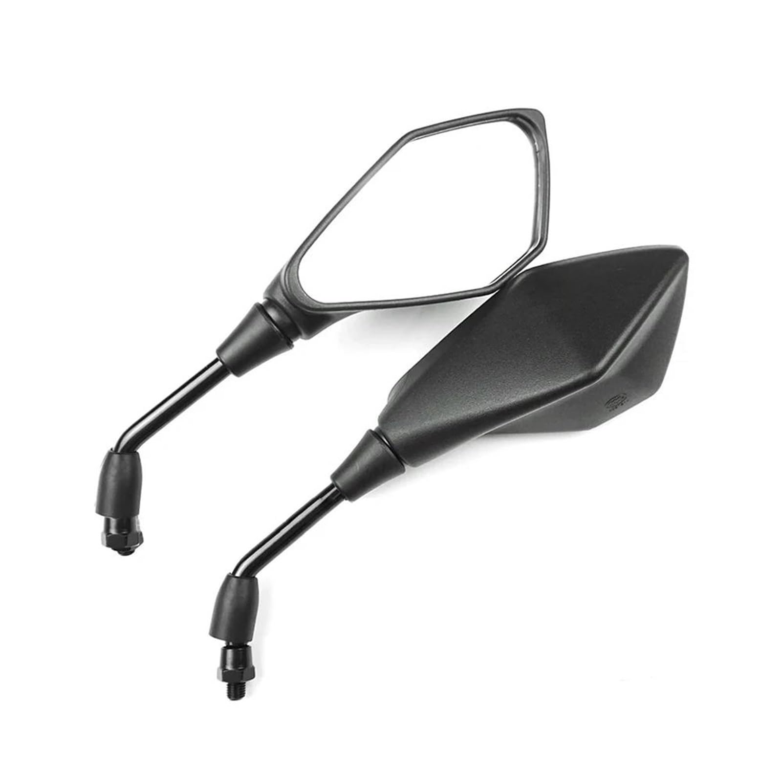 Espejos retrovisores universales de moto para Navi y CB500X en color negro mate