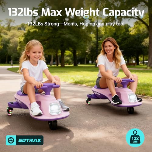 Image of Gotrax Electric Wiggle Car for Kids 3-8, 12V Battery for 120Min w /Bluetooth