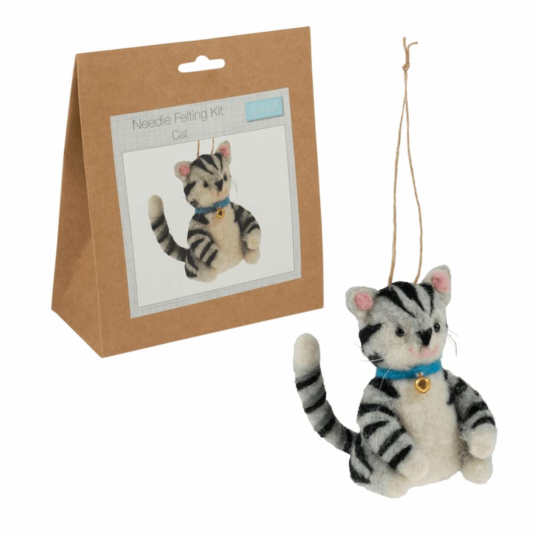Trimits Needle Felting Craft Kit, Cat, 6 x 10cm (3.1 x 4.3in) - Image 4