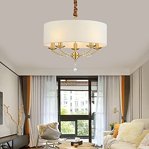 Lampe de chambre à coucher moderne en cuivre à éclairage E14 apaisant