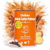 Chikko Bio Chai Latte Mix Pulver 130g - Authentischer, Beruhigender Gewürzgenuss - Ohne Zusatzstoffe und Chemikalien, aus 100% Europäischen Zutaten - Perfekt für Gemütliche Wohlfühlmomente