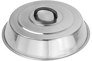 ZBXFCSH 12 Inch Round Griddle Accessories Stainless Steel Lid