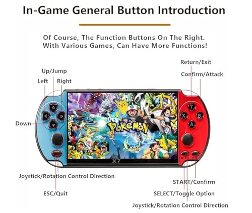 Image of NextTech UHD 4K Console with Retro Built-in Games | Portable Handheld Video Game Console for Kids and Adults (PlayVault)