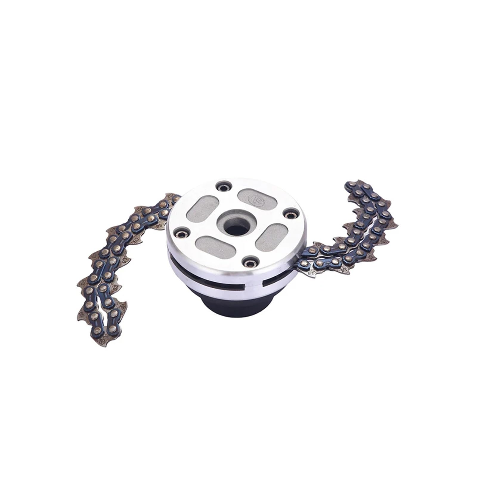 Máquina de podar Cadena Cabeza Universal, cortacésped césped y jardín 65Mn, Accesorios Herramientas for Exterior(Chain)