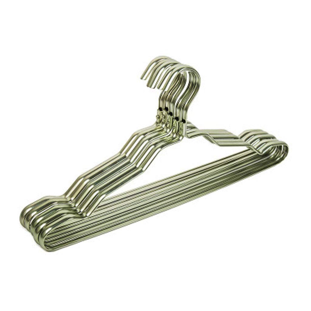 MOBYGKFY 5pcs Metal Hangers for Clothes Hooks Home Aluminum Alloy Anti-slip Drying Rack Thicken Windproof Underwear Belt Coat Hanger(A)