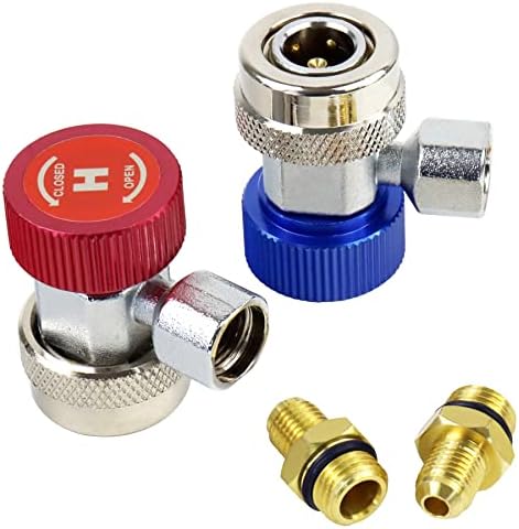 R1234yf Quick Coupler Adapter Set 2PC For Auto AC Manifold Gauge - Foto 2